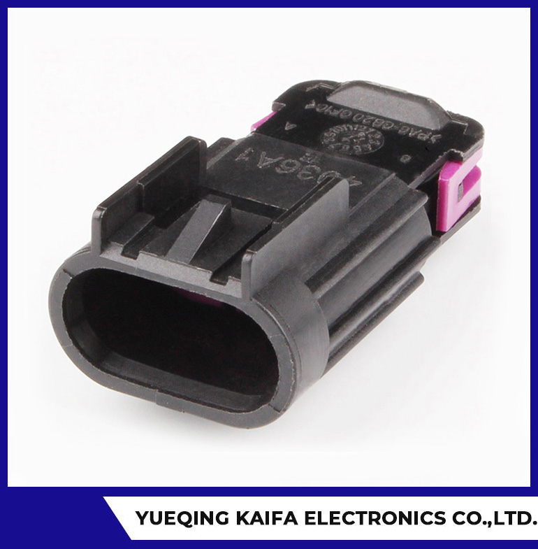 3 Pin Electric Connector Plug For Car Motor
