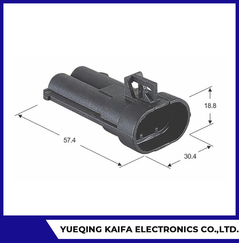 2 Pin Automotive Firewall Connector Plug