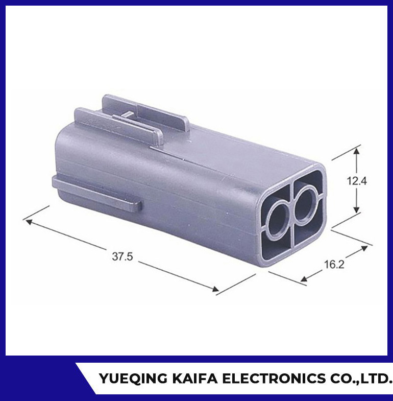 2 Pin Plastic Waterproof Car Connector Plug